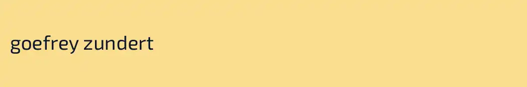 goefrey zundert